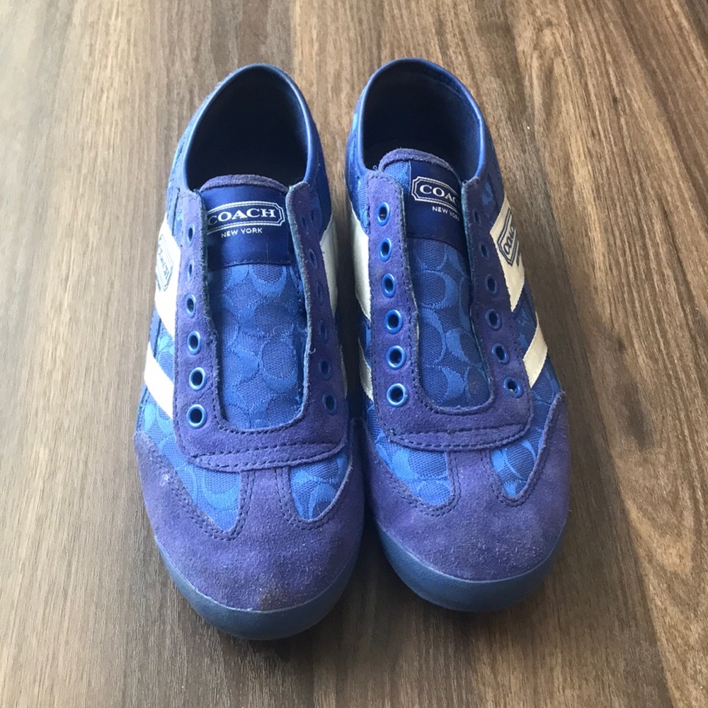 Blue Coach Shoes